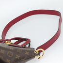 LOUIS VUITTON Monogram Flower Zip Tote PM Tote Bag Fuchsia M44350 Auth 186296A-14