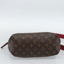 LOUIS VUITTON Monogram Flower Zip Tote PM Tote Bag Fuchsia M44350 Auth 186296A-5