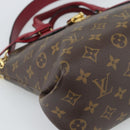 LOUIS VUITTON Monogram Flower Zip Tote PM Tote Bag Fuchsia M44350 Auth 186296A-16