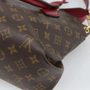 LOUIS VUITTON Monogram Flower Zip Tote PM Tote Bag Fuchsia M44350 Auth 186296A-17