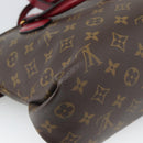 LOUIS VUITTON Monogram Flower Zip Tote PM Tote Bag Fuchsia M44350 Auth 186296A-10