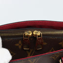 LOUIS VUITTON Monogram Flower Zip Tote PM Tote Bag Fuchsia M44350 Auth 186296A-21