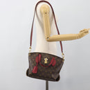 LOUIS VUITTON Monogram Flower Zip Tote PM Tote Bag Fuchsia M44350 Auth 186296A-28