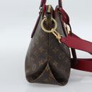 LOUIS VUITTON Monogram Flower Zip Tote PM Tote Bag Fuchsia M44350 Auth 186296A-3
