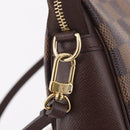 LOUIS VUITTON Damier Ebene Trousse Makeup Pouch N51982 LV Auth 186298V-17