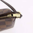 LOUIS VUITTON Damier Ebene Trousse Makeup Pouch N51982 LV Auth 186298V-10