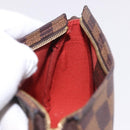 LOUIS VUITTON Damier Ebene Trousse Makeup Pouch N51982 LV Auth 186298V-20
