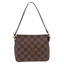 LOUIS VUITTON Damier Ebene Trousse Makeup Pouch N51982 LV Auth 186298V-13