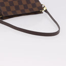 LOUIS VUITTON Damier Ebene Trousse Makeup Pouch N51982 LV Auth 186298V-7