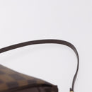 LOUIS VUITTON Damier Ebene Trousse Makeup Pouch N51982 LV Auth 186298V-8