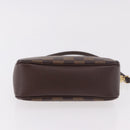 LOUIS VUITTON Damier Ebene Trousse Makeup Pouch N51982 LV Auth 186298V-5