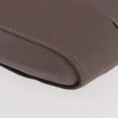 LOEWE Shoulder Bag Leather Purple gray Auth 186309-14