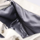 CHANEL Chain Matelasse Shoulder Bag Lamb Skin Ivory Silver CC Auth 186310-26