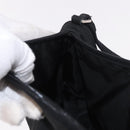 PRADA Accessory Pouch Nylon Black Silver Auth 186312A-20