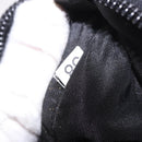 PRADA Accessory Pouch Nylon Black Silver Auth 186312A-12