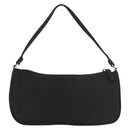 PRADA Accessory Pouch Nylon Black Silver Auth 186312A-2