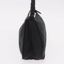 PRADA Accessory Pouch Nylon Black Silver Auth 186312A-3