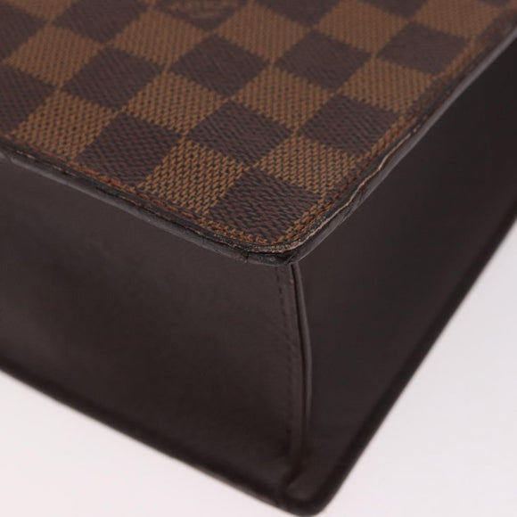 LOUIS VUITTON Damier Ebene Venice PM Hand Bag N51145 LV Auth 186314