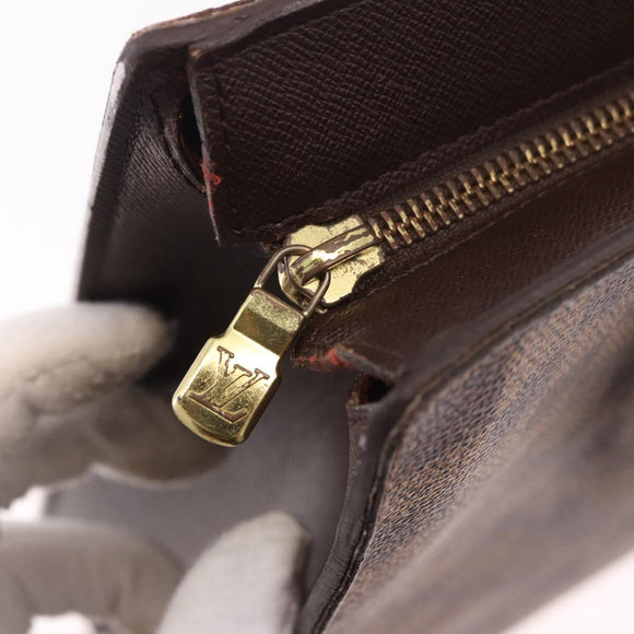 LOUIS VUITTON Damier Ebene Venice PM Hand Bag N51145 LV Auth 186314