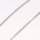 BALENCIAGA BB Icon Necklace metal Silver tone Auth 186316A-14