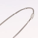 BALENCIAGA BB Icon Necklace metal Silver tone Auth 186316A-15