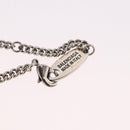BALENCIAGA BB Icon Necklace metal Silver tone Auth 186316A-11