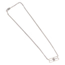BALENCIAGA BB Icon Necklace metal Silver tone Auth 186316A-2