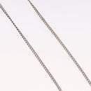 BALENCIAGA BB Icon Necklace metal Silver tone Auth 186316A-5