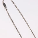 BALENCIAGA BB Icon Necklace metal Silver tone Auth 186316A-7