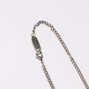 BALENCIAGA BB Icon Necklace metal Silver tone Auth 186316A-8