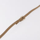 FENDI Zucchino Canvas Mamma Baguette Schoudertas Beige Goud Auth 186319A-8