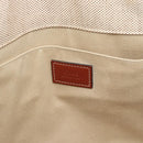 Chloe Woody Tote Bag Canvas Beige Auth 186322A-10