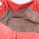 BOTTEGA VENETA INTRECCIATO Tote Bag Leather Red 222322 Auth 186324A-18