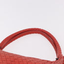 BOTTEGA VENETA INTRECCIATO Tote Bag Leather Red 222322 Auth 186324A-9