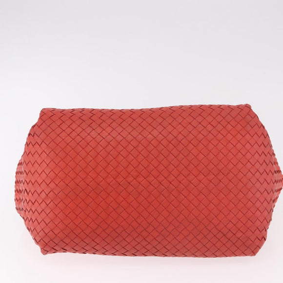 BOTTEGA VENETA INTRECCIATO Tote Bag Leather Red 222322 Auth 186324A