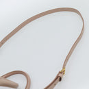 PRADA Hand Bag Saffiano leather 2way Pink Gold Auth 186328A-15