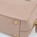 PRADA Hand Bag Saffiano leather 2way Pink Gold Auth 186328A-17