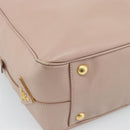 PRADA Hand Bag Saffiano leather 2way Pink Gold Auth 186328A-18