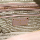 PRADA Hand Bag Saffiano leather 2way Pink Gold Auth 186328A-22