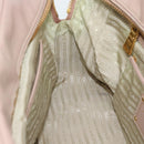 PRADA Hand Bag Saffiano leather 2way Pink Gold Auth 186328A-24