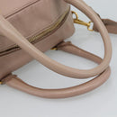 PRADA Hand Bag Saffiano leather 2way Pink Gold Auth 186328A-7