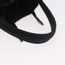 BALENCIAGA Hand Bag Canvas Black Silver 619458 Auth 186329A-8