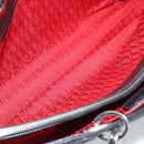 Christian Dior Large Shopper Canage Tote Bag Lamb Skin Black Silver Auth 186330A-23
