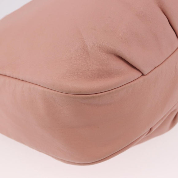 LOEWE Schoudertas Leer Roze Zilver Origineel 186331A