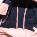 LOEWE Shoulder Bag Leather Pink Silver Auth 186331A-11