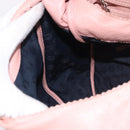 LOEWE Shoulder Bag Leather Pink Silver Auth 186331A-19
