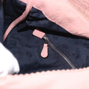 LOEWE Shoulder Bag Leather Pink Silver Auth 186331A-20