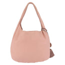 LOEWE Shoulder Bag Leather Pink Silver Auth 186331A-2