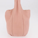 LOEWE Shoulder Bag Leather Pink Silver Auth 186331A-3