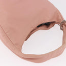 LOEWE Shoulder Bag Leather Pink Silver Auth 186331A-6